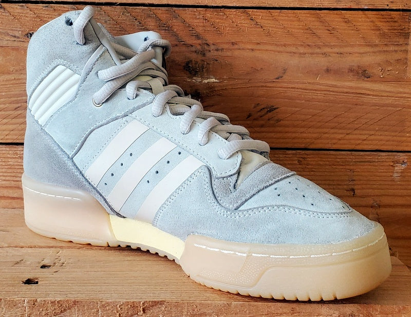 Adidas Rivalry Mid Suede Trainers UK7/US7.5/EU40.5 FZ6324 Cream/Grey/Gum