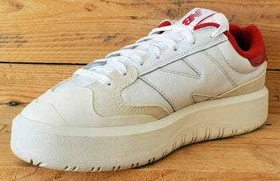 New Balance CT302 Low Leather Trainers UK8/US8.5/EU42 CT302VB White/Red