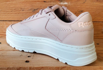 Reebok Club C Double Geo Low Leather Trainers UK3.5/US6/EU36.5 H69145 Pink