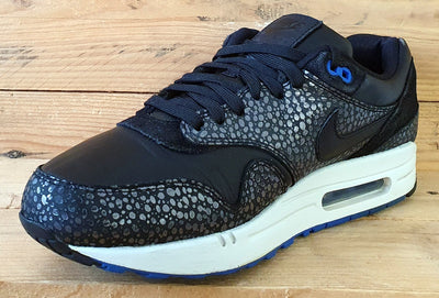 Nike Air Max 1 Low Deluxe Trainers UK9/US10/EU44 684708-001 Black Safari