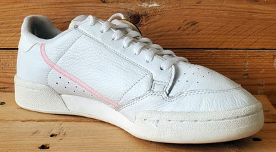 Adidas Continental 80 Low Leather Trainers UK8/US9.5/EU42 G27722 White/Pink