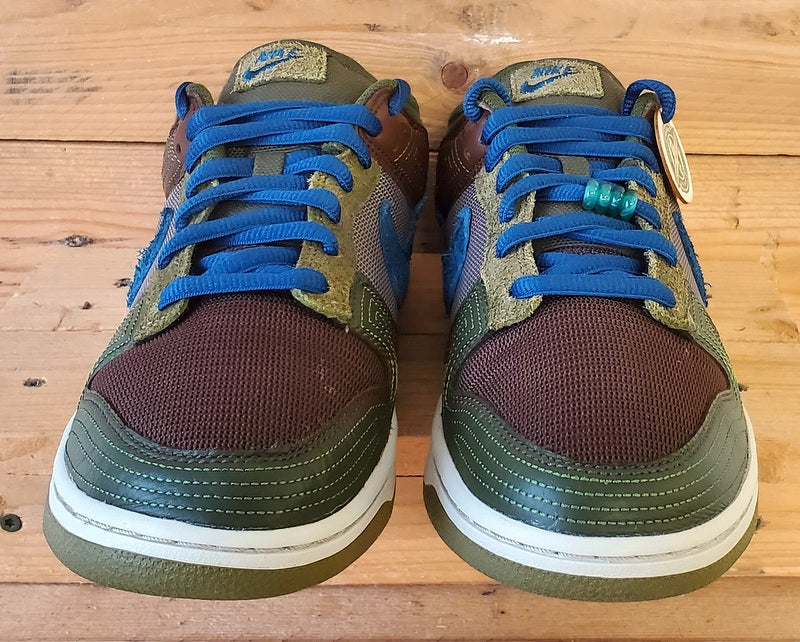 Nike Dunk Cacao Low Textile Trainers UK11/US12/EU46 DR0159-200 Green/Brown