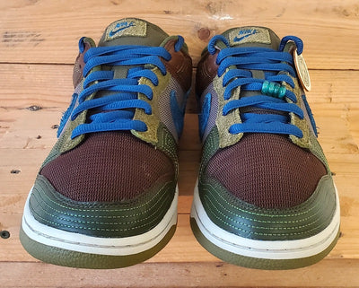 Nike Dunk Cacao Low Textile Trainers UK11/US12/EU46 DR0159-200 Green/Brown