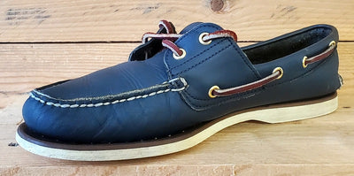 Timberland Classic Leather Boat Shoes UK9/US9.5/EU43.5 74036 Navy