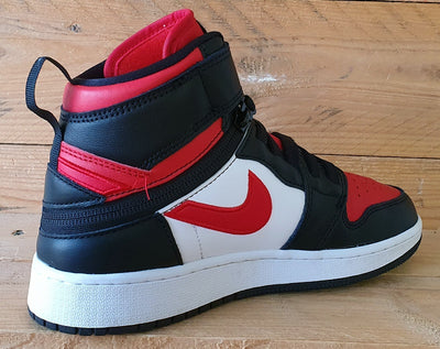 Nike Air Jordan 1 Flyease Mid Trainers UK4.5/US5Y/EU37.5 DC7986-061 Black/Red