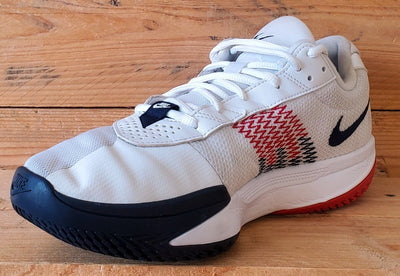 Nike Air Zoom G.T Low Textile Trainers UK8.5/US9.5/EU43 FB2599-104 White/Navy
