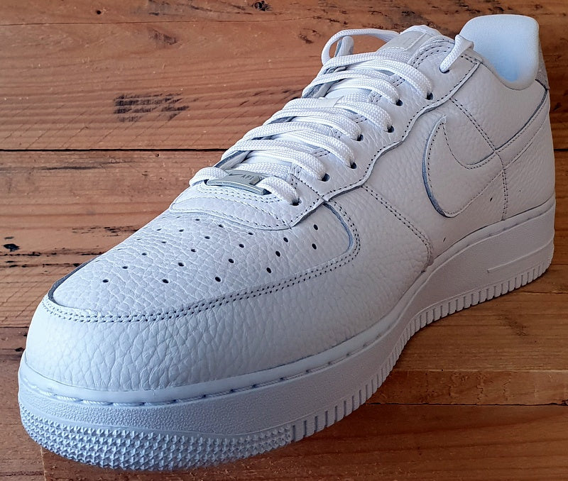 Nike Air Force 1 Craft Leather Trainers UK14 US15 EU49.5 CN2873 101 Summit White VintageTrainers