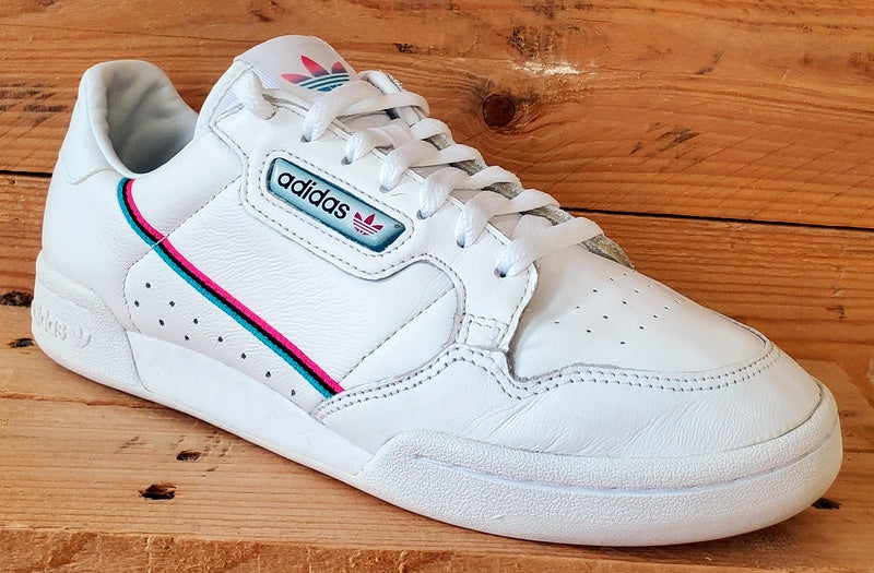 Adidas Continental 80 Low Leather Trainers UK8.5/US9/EU42.5 FX3516 White