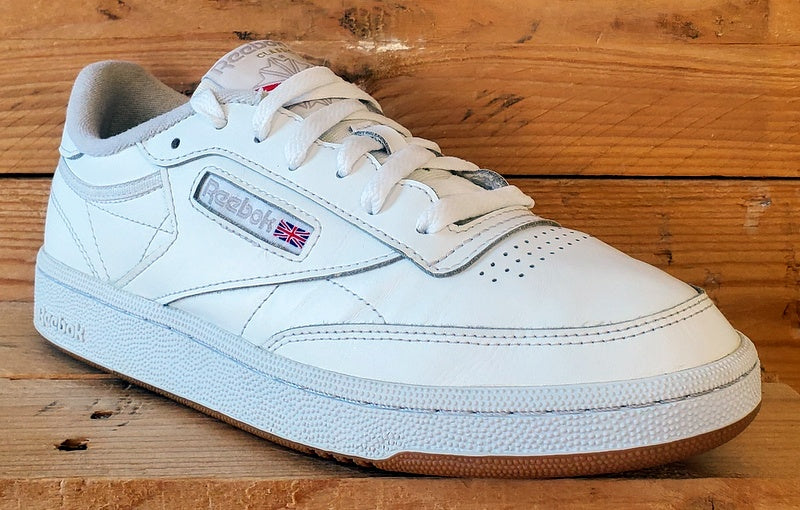 Reebok Club C 85 Low Leather Trainers UK7/US9.5/EU40.5 BS7686 White