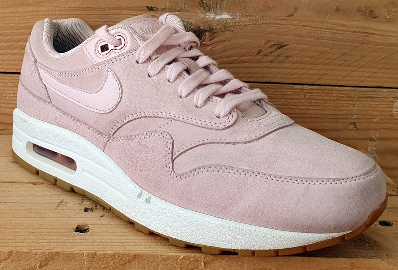 Nike Air Max 1 Low Suede Trainers UK7/US9.5/EU41 919484-600 Prism Pink