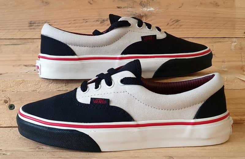 Vans Off The Wall Low Canvas Trainers UK4 US6.5 EU36.5 TB4R Black White Red