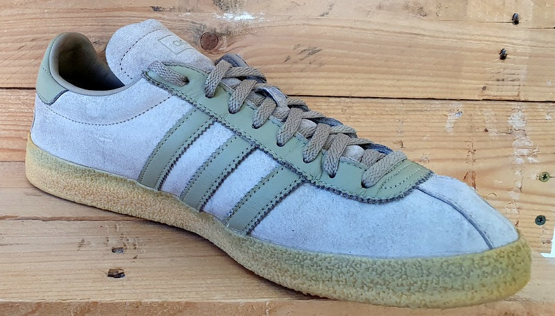 Adidas Topanga Low Suede Trainers UK10/US10.5/EU44.5 S75503 Grey/Green gum