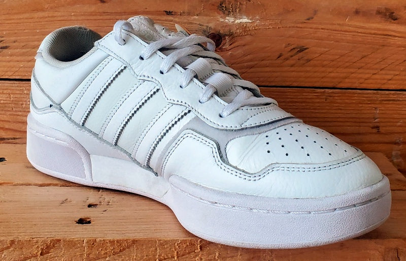 Adidas Courtic Low Leather Trainers UK8/US8.5/EU42 GY3589 Triple White