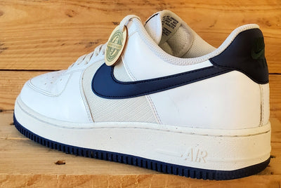 Nike Air Force 1 Low Leather Trainers UK8.5/US9.5/EU43 HF4298-100 White/Obsidian