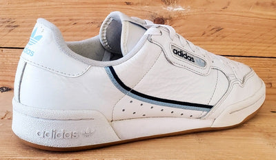 Adidas Continental 80 Low Leather Trainers UK7/US7.5/EU40.5 EG3875 White/Gum