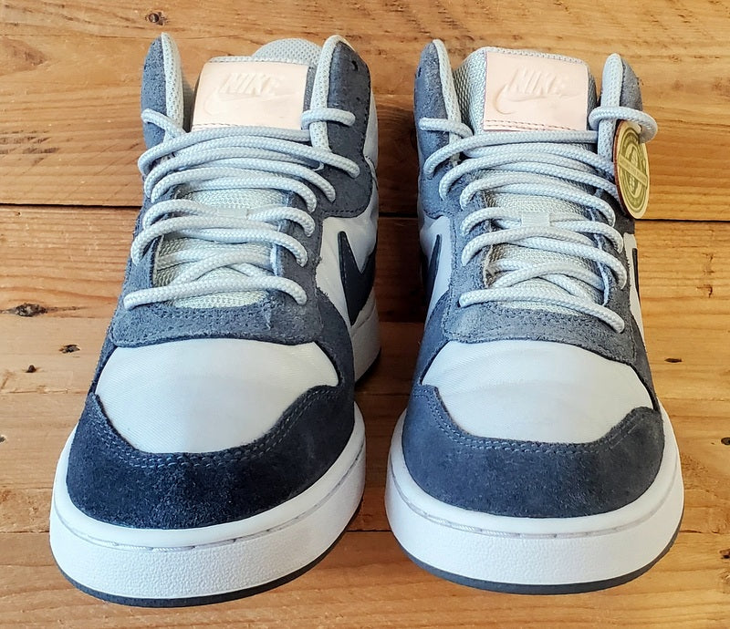 Nike Court Borough Premium Mid Trainers UK6/US8.5/EU40 844907-005 Pure Platinum