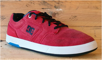 DC Shoes NYJAH S Skate Low Suede Trainers UK7/US8/EU40.5 320360 Red/Black/White