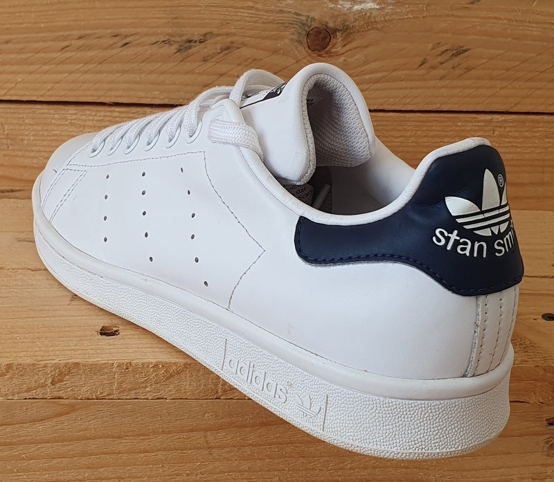 Adidas Stan Smith Low Leather Trainers UK8 US8.5 EU42 M20325 White Navy Blue