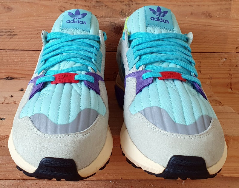 Adidas ZX Torsion Low Textile Trainers UK9.5/US10/EU44 EF4343 Clear Aqua