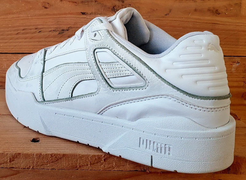 Puma Slipstream Low Leather Trainers UK9/US10/EU43 387544-02 Triple White