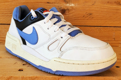 Nike Full Force Low Leather Trainers UK6/US7/EU40 FB1362-100 White/Blue
