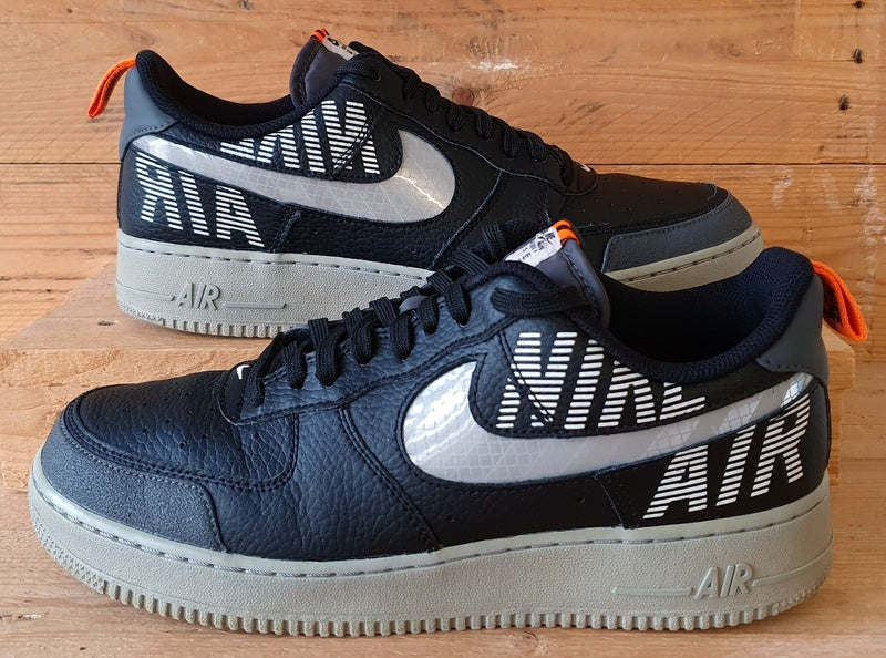 Nike Air Force 1 Under Construction Low Trainers UK8/US9/EU42.5 BQ4421-002 Black