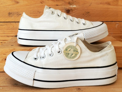 Converse Chuck Taylor Lift Low Canvas Trainers UK4.5/US6.5/EU37 560251C White
