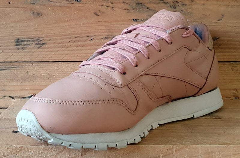 Reebok Classic Rose Low Leather Trainers UK8.5/US11/EU42.5 BD1181 Pink/White