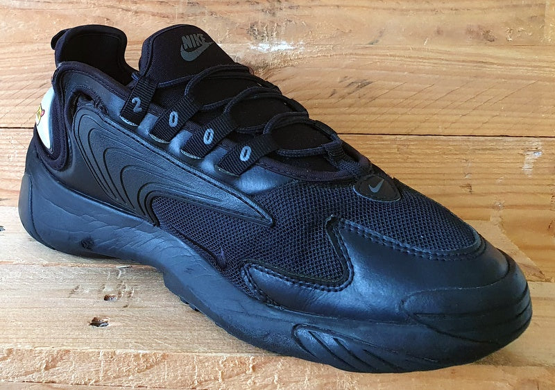 Nike Zoom 2K Low Textile/Leather Trainers UK8/US9/EU42.5 AO0269-002 Black