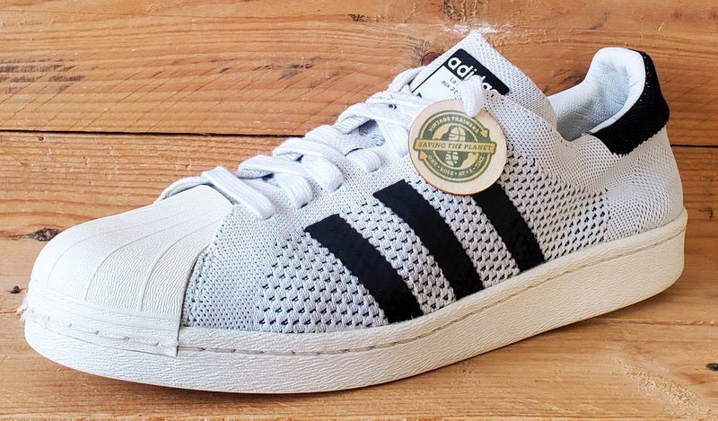 Adidas Superstar Boost Low Primeknit Trainers UK8.5/US9/EU42.5 BB0190 White