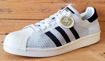 Adidas Superstar Boost Low Primeknit Trainers UK8.5/US9/EU42.5 BB0190 White