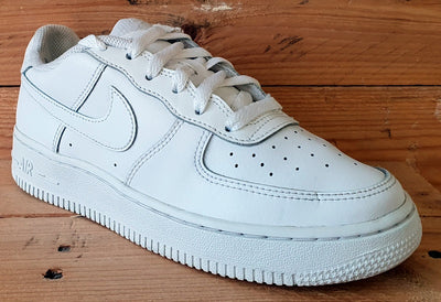 Nike Air Force 1 Low Leather Trainers UK4/US4.5Y/EU36.5 DH2920-111 Triple White