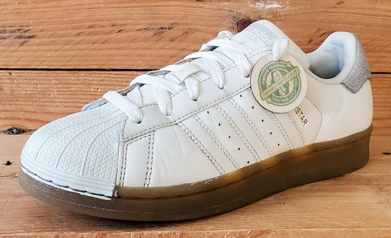 Adidas Originals Superstar Low Leather Trainers UK4.5/US6/EU37 B37147 White/Gum