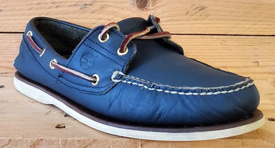 Timberland Classic Leather Boat Shoes UK9/US9.5/EU43.5 74036 Navy