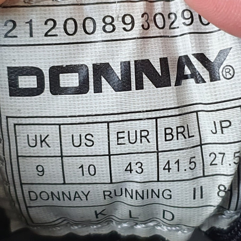 Donnay Runner Low Textile Trainers UK9/US10/EU43 2120089302906 White/Black