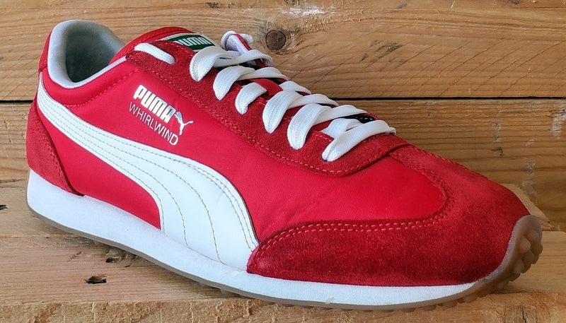 Puma Whirlwind Low Textile Trainers UK8/US9/EU42 351293-88 Red/White/Gum