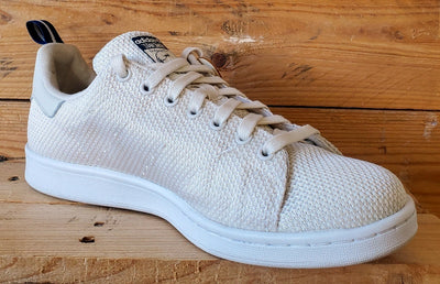 Adidas Stan Smith Low Primeknit Trainers UK10/US10.5/EU44.5 S75024 Chalk White