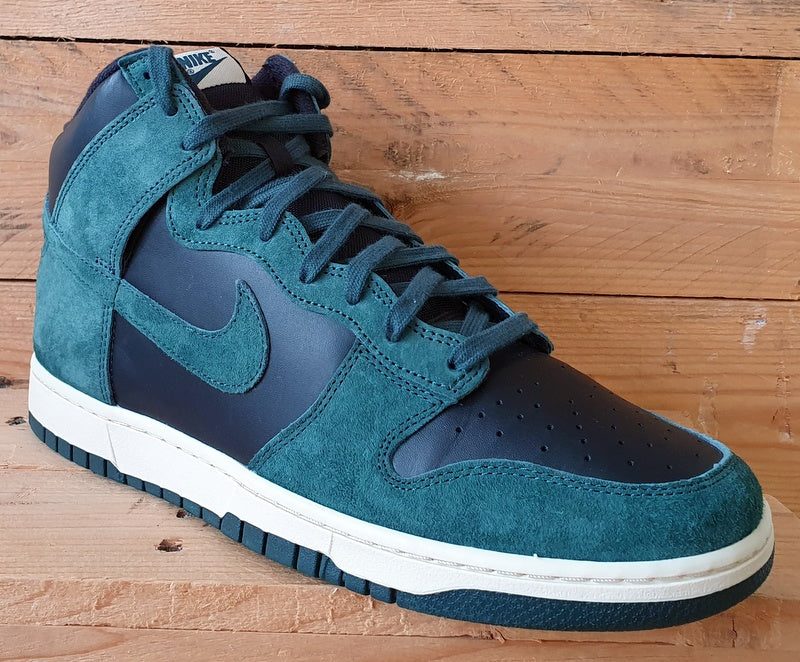 Nike Dunk High Retro PRM Trainers UK11/US12/EU46 DQ7679-002 Faded Spruce