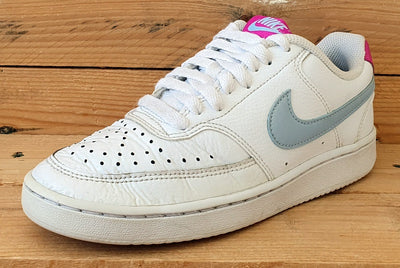 Nike Court Vision Low Leather Trainers CD5434-104 White/Pink UK3.5/US6/US36.5