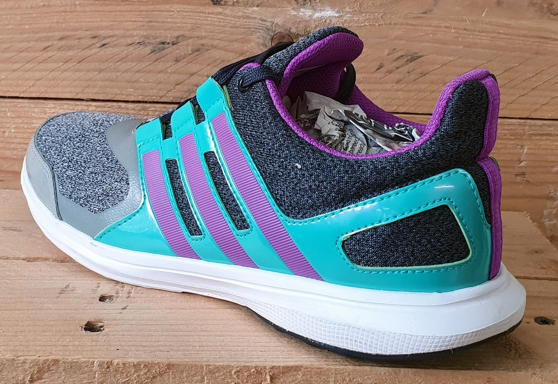 Adidas Hyperfast 2.0 Low Textile Trainers AQ3890 Teal/Purple UK5.5/US6/EU38.5