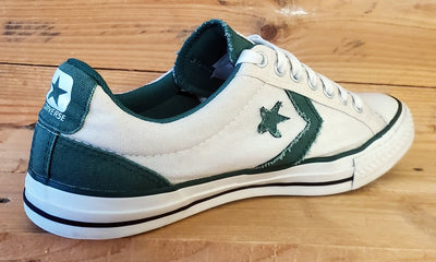 Converse All Star Low Canvas Trainers UK8.5/US8.5/EU42 136956C White/Green