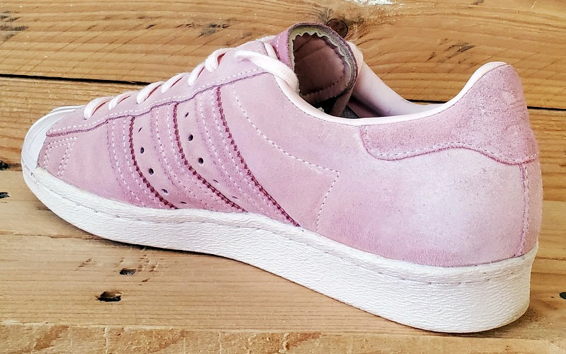 Adidas Superstar Metal Toe Low Suede Trainers UK6/US7.5/EU39 CP9946 Triple Pink