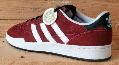 Adidas Originals Ciero Low Suede Trainers UK9/IS9.5/EU43 G56966 Burgundy