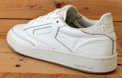 Reebok Club C 85 Low Leather Trainers UK5/US7.5/EU38 AR1407 Triple White