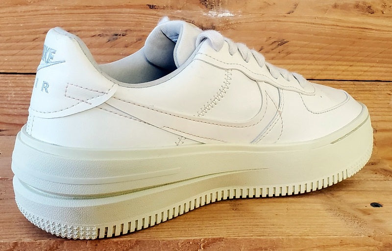 Nike Air Force 1 PLT.AF.ORM Low Leather Trainers UK5/US7.5/E38.5 DJ9946-104 Sail