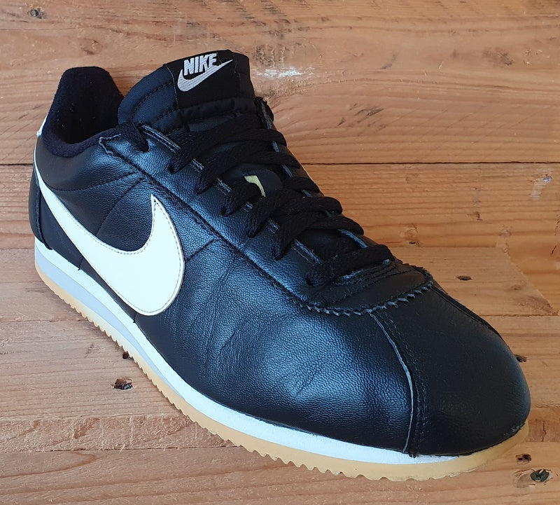 Nike Cortez Premium Low Leather Trainers UK10.5/US11.5/EU45.5 807480-010 Black