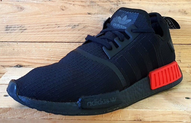 Adidas NMD R1 Low Textile Trainers UK11.5 US12 EU46.5 B37618 Black Red VintageTrainers