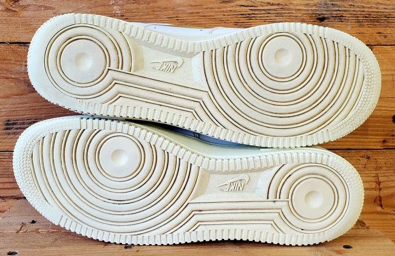 Nike Air Force 1 Jewel Low Leather Trainers UK9/US10/E44 DC8894-100 Pale Vanilla