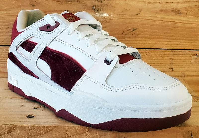 Puma Slipstream Low Leather Trainers UK8/US9/EU42 388634-02 White/Intense Red
