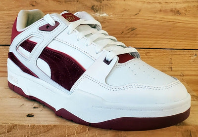 Puma Slipstream Low Leather Trainers UK8/US9/EU42 388634-02 White/Intense Red